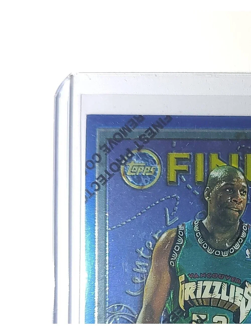 Eric Mobley 1995-96 Topps Finest NBA #142 Card Grizzlies
